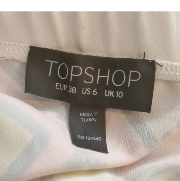 RARE TOPSHOP POW KABOOM SKIRT  SIZE EU 38 UK 10 US 6 POP ART - Picture 5 of 5